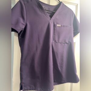 figs scrub set purple shadow